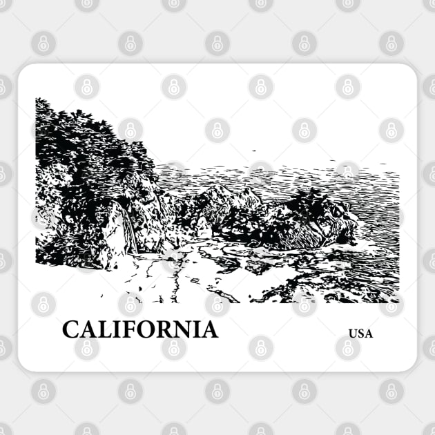 California USA Magnet by Lakeric